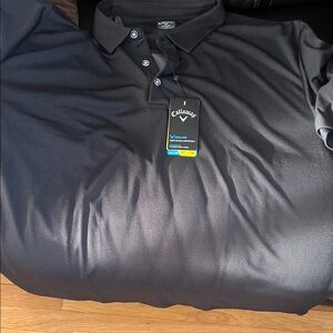 Callaway Men's Navy Blue Short-Sleeve Polo